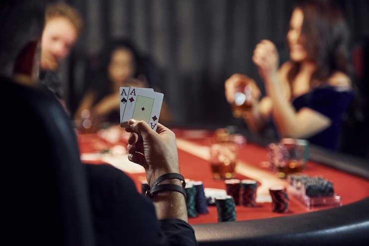 Live-dealer table in Grand Slam event